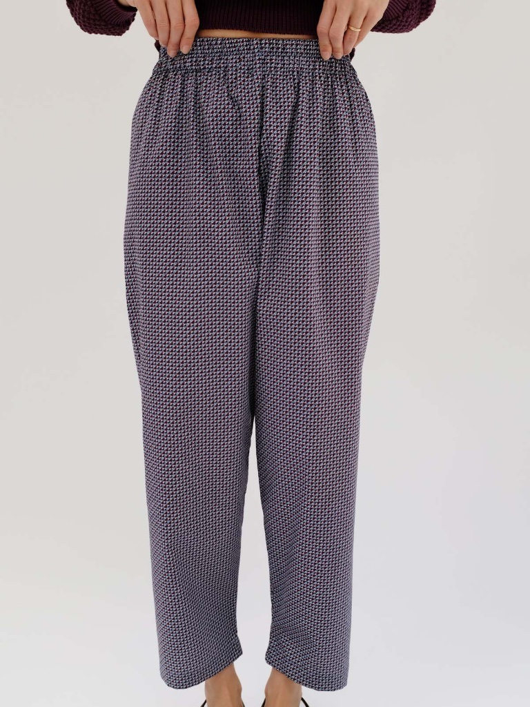Beklina The Basic Pant In Histajaja Blue Crisp Japanese Cotton Summer S / M Nwt — image 7 of 8